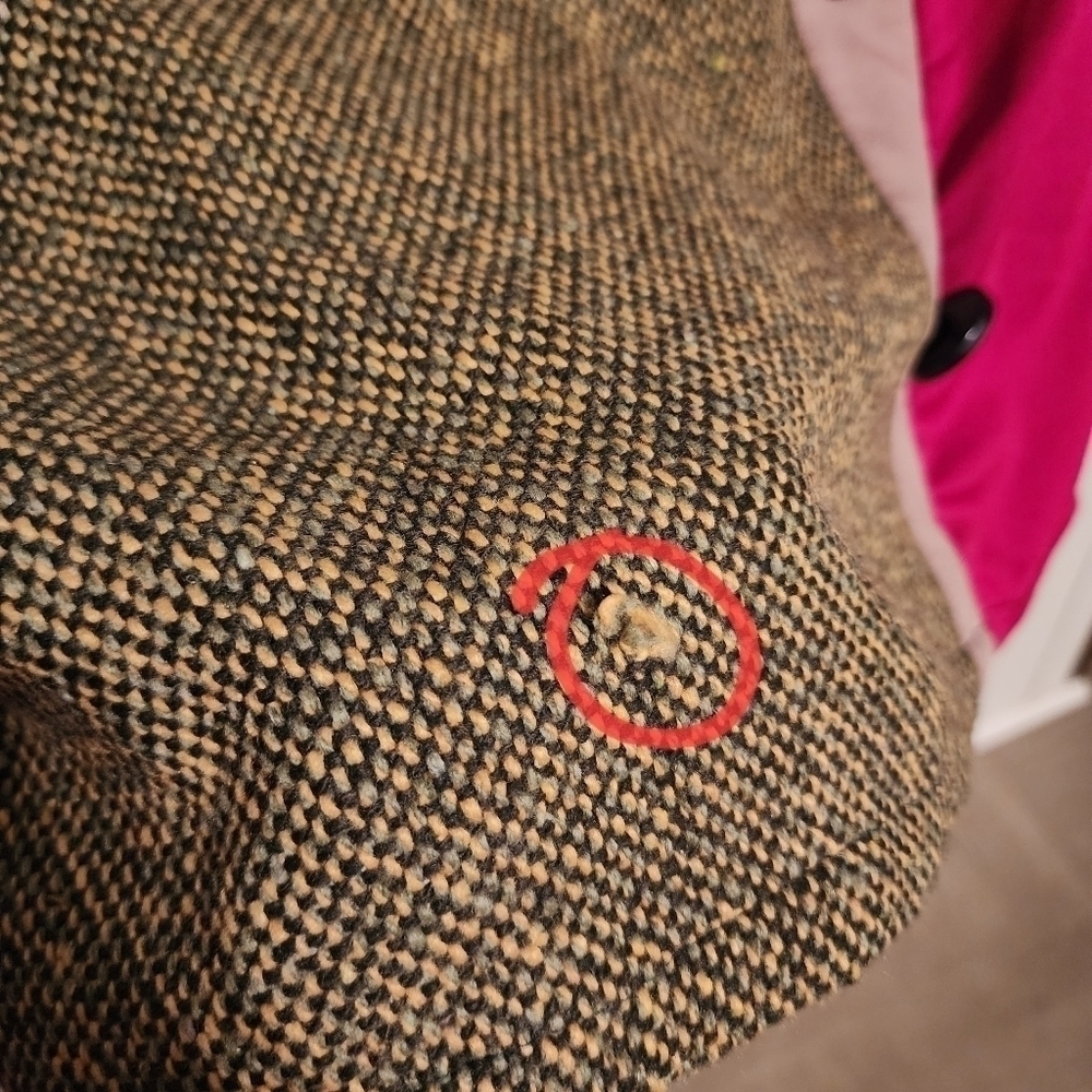 M.F. Designer Paris Colorblock Dress Zip Back Size L Vintage (see all pictures) - Picture 6 of 12